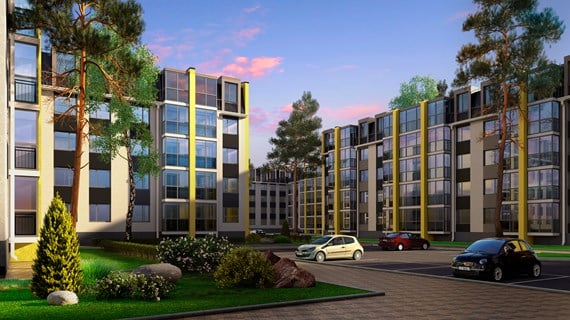 Caverion provides building solutions to new buildings at the YIT residential complex in St. Petersburg, Russia