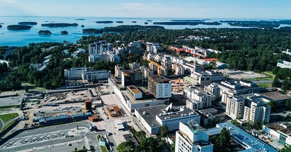 Aerial city view